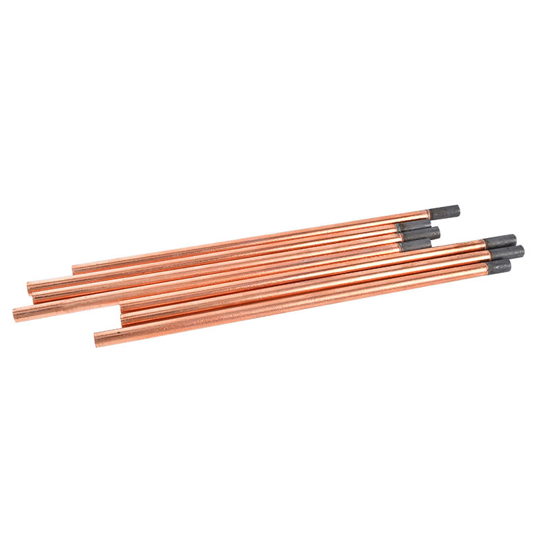 Dc Welding Machine Accessories Copper-Plated Round Carbon Rod Graphite Electrode Round Carbon Rod Carbon Arc Gas Grooving Carbon Rod Electrode Carbon Rod