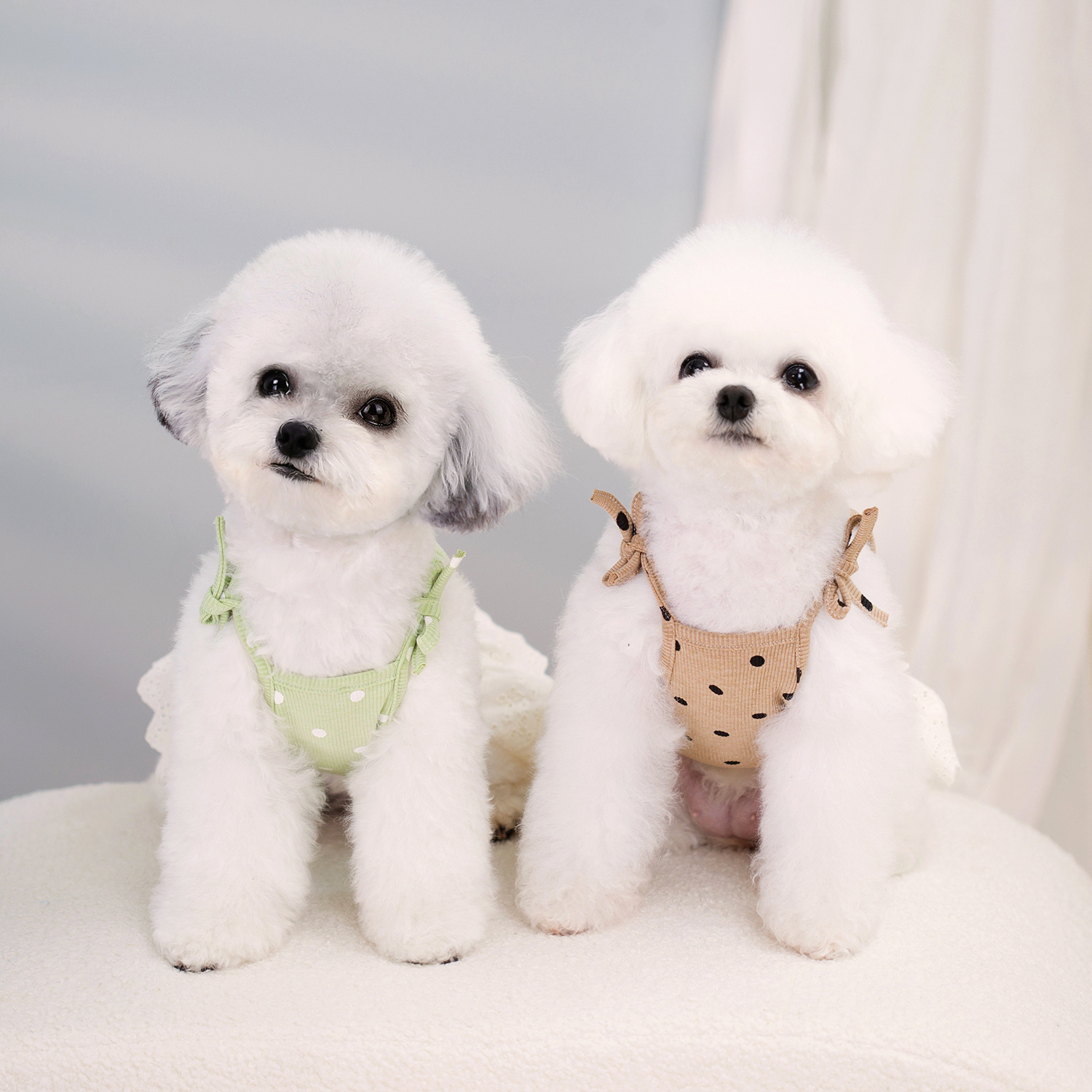 Летнее платье для кошек и собак, тонкий слитный комбинезон, анти-линт, свежий кружевной стиль