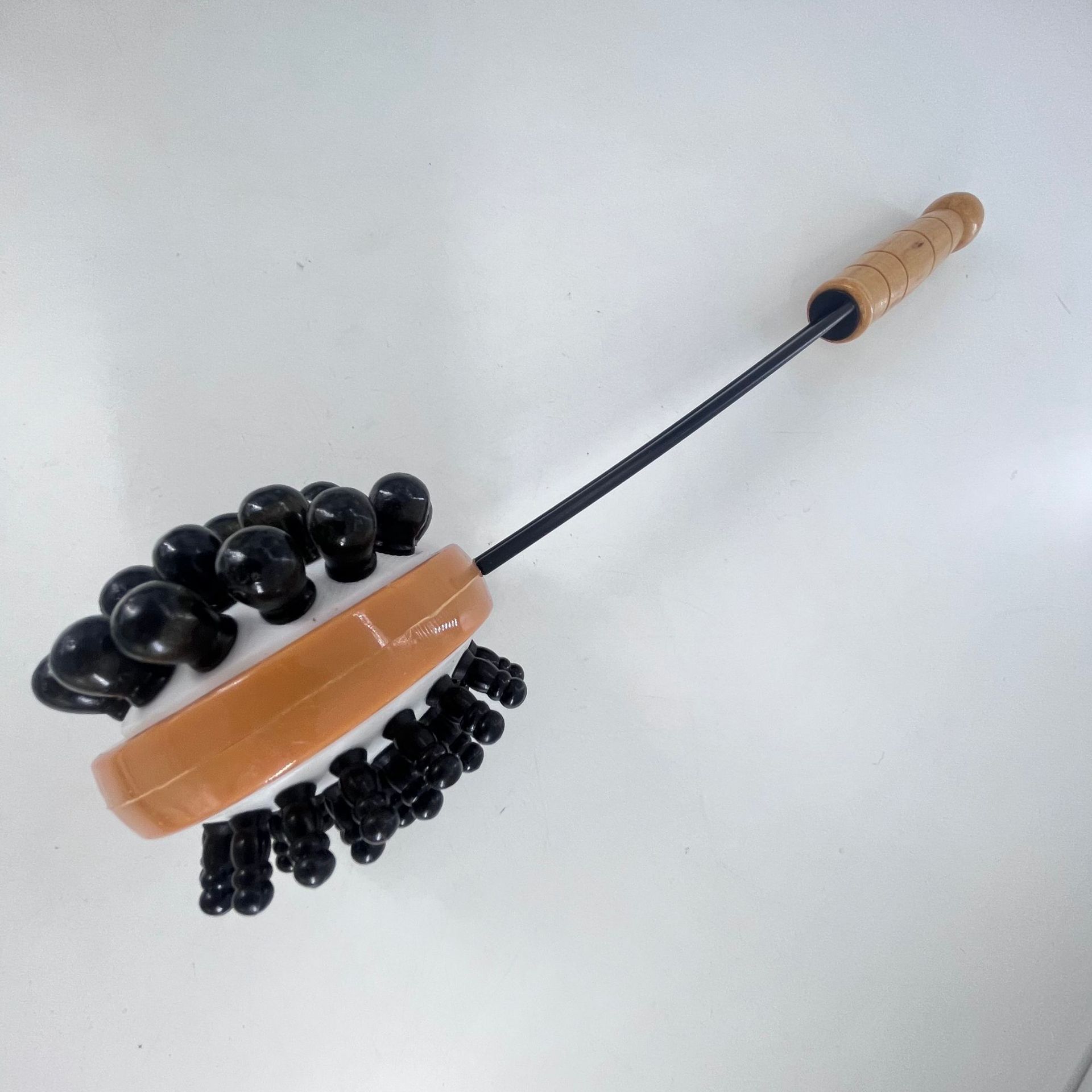 Factory Direct Sales Multifunctional Meridian Tapping Back Hammer with Wooden Handle, Round Head Hammer, Back Hammer Artifact, Hammering