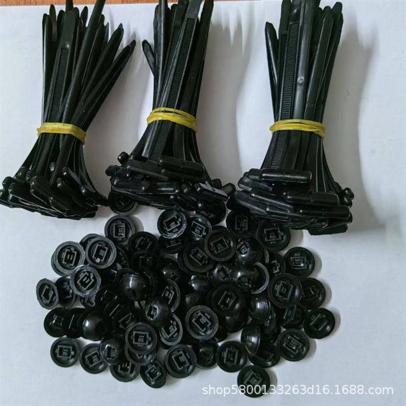 Cross-border New Nylon Universal Cable Tie Buckle Multi-purpose Plastic Nylon Buckle