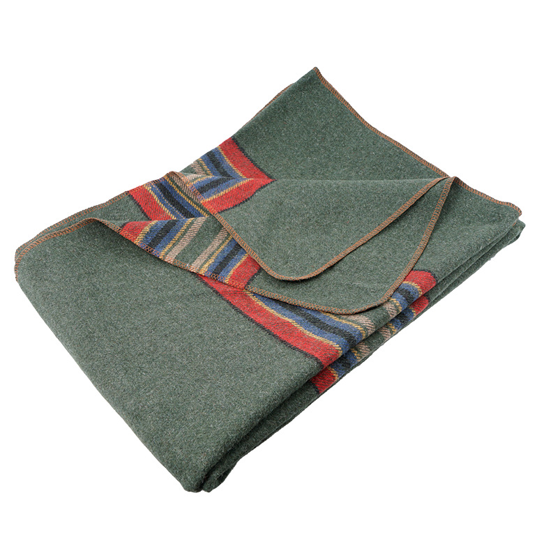 Factory wholesale convenient outdoor wool blanket camping camping blanket floor mat blanket blanket wool blanket