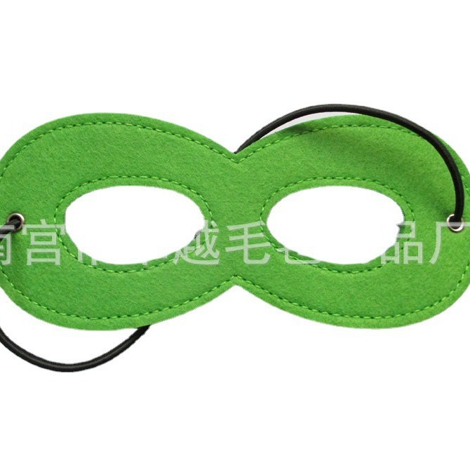 Supply Halloween Children's Ball Makeup Monochrome Mask Eye Mask Felt Mask Holiday Dress Felt Eye Mask