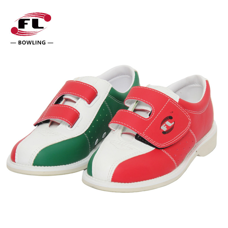 Foli Manufacturer Spot Direct Sales Bowling Shoes Public Shoes Rental Shoes Unisex Velcro Model Six Colors Selection