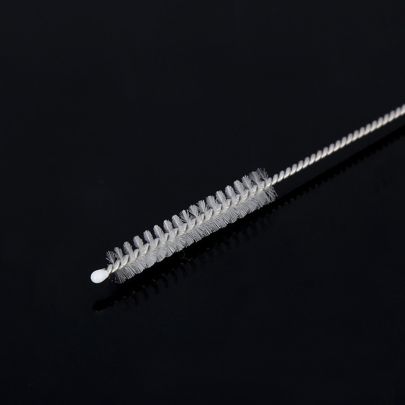 Factory Direct Supply Fan Brush Cleaning Stainless Steel Straw Cleaning Brush Cup Brush Size Pre-Made Gap Brush Packaging