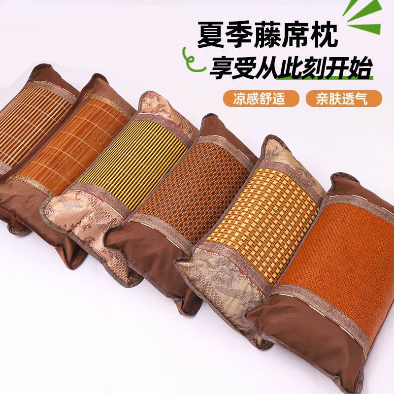 Оптовая летняя ротанговая подушка, охлаждающая подушка для взрослых, дышащая и освежающая