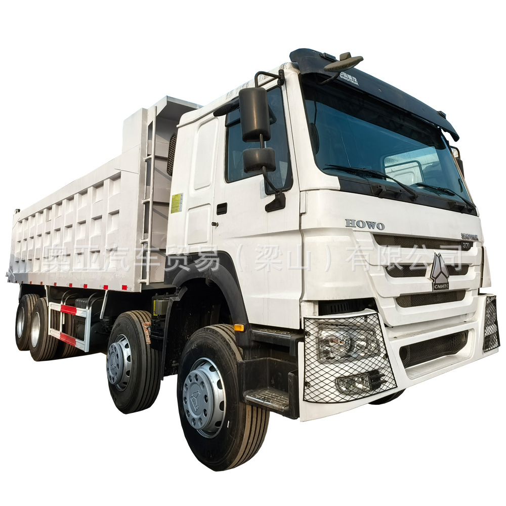 Cross-Border Supply of Dump Trucks Howo 371 375 Horsepower Howo Front Four and Rear Eight Dump Trucks in 2 and 3 Countries