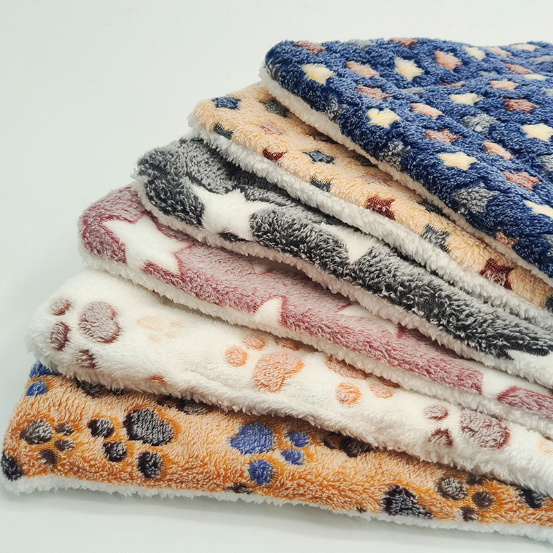 Pet Lamb Fleece Cotton Pad Cotton Nest Rabbit Totoro Hamster Dutch Pig Thickened Warm Nest Hamster Mat