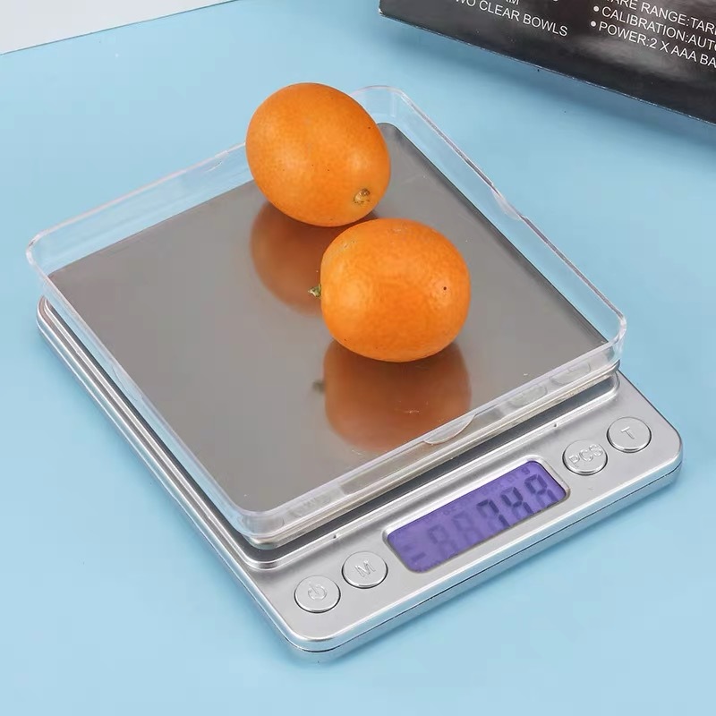 i2000 electronic scale kitchen scale baking electronic scale stainless steel jewelry scale portable scale gram scale high precision pocket scale