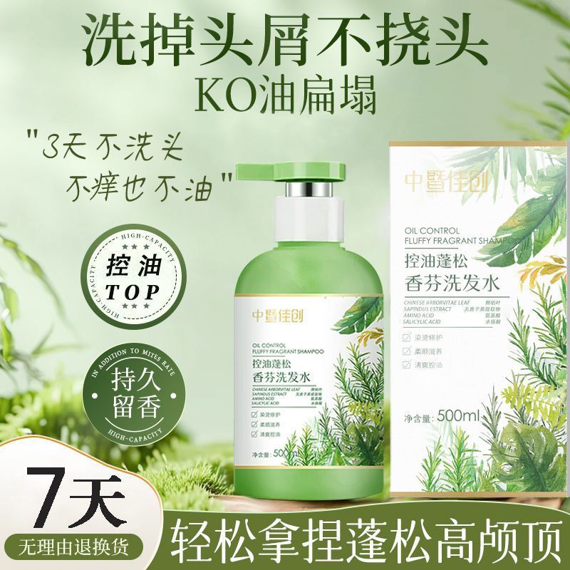 Platycladus Leaf Shampoo Fluffy Shampoo Cream Fragrance Super Fragrance Shampoo Suitable for Men and Women