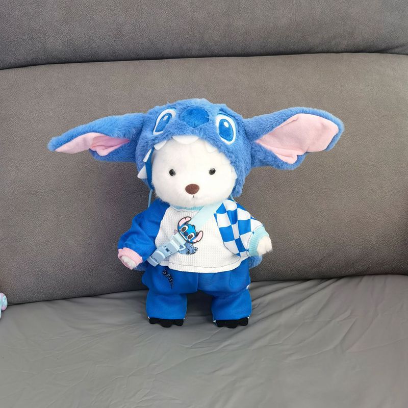 {Baby Costume Only} Little Red Book Same Lena Bear Costume 30cm Baby Costume Halloween Plush Toy Doll Cotton