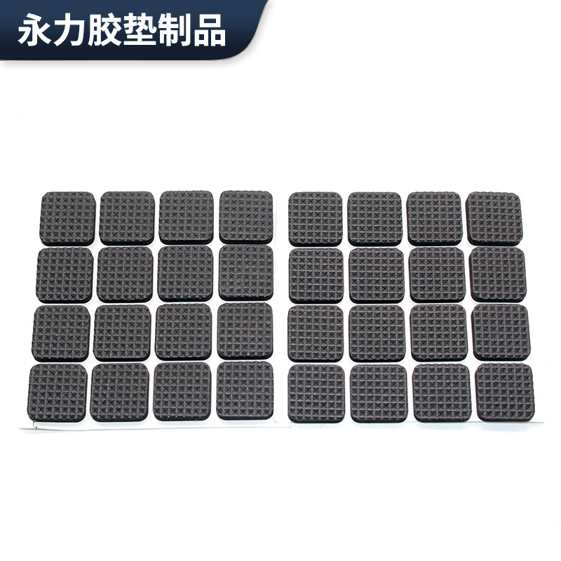 Manufacturer Transparent Mesh Pattern Silicone Mat Mesh Anti-Slip Silicone Mat Self-Adhesive Anti-Slip Shock-Absorbing Silicone Rubber Foot Mat