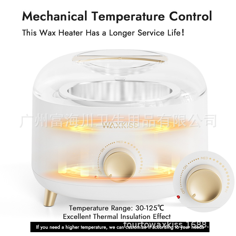 Beeswax Hair Removal Wax Melting Machine New Technology Aluminum Pot with Ptc Heating Mechanical Hard Wax Bead Wax Waxing Machine Waxkiss