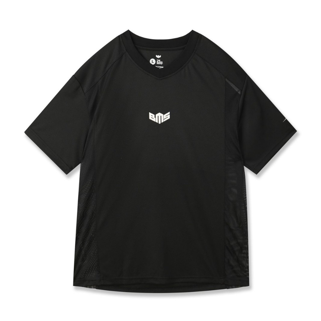 Foreign Trade Cross-Border Trendy Brand Customized Logo Summer Quick-Drying Mesh Men's Breathable V Neck Outdoor Sports Round Neck