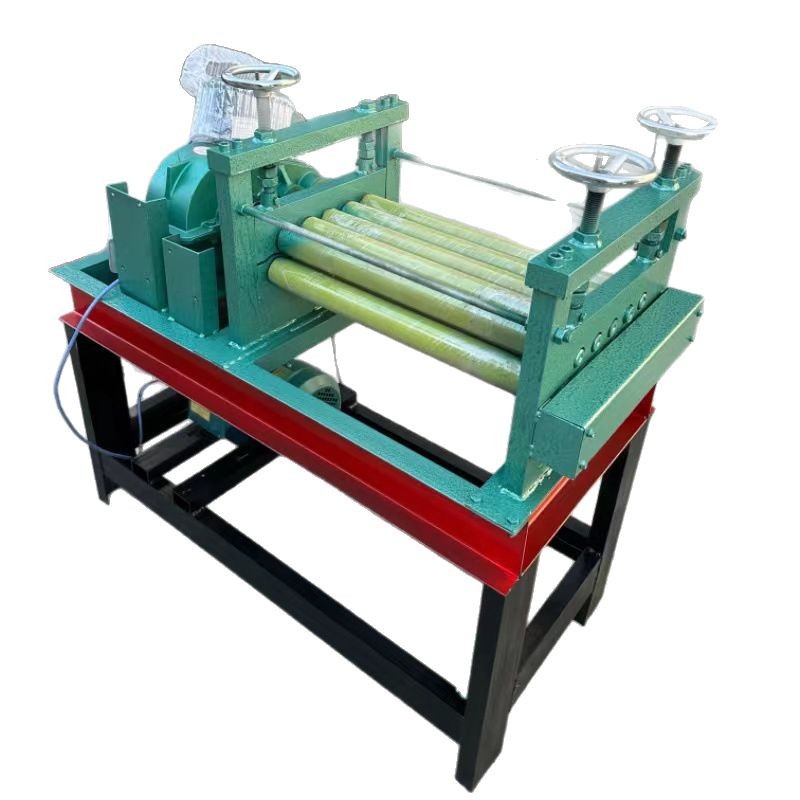 Coat roller leveling machine does not hurt the plate copper aluminum stainless steel metal frosted plate leveling machine mirror wire drawing plate leveling machine