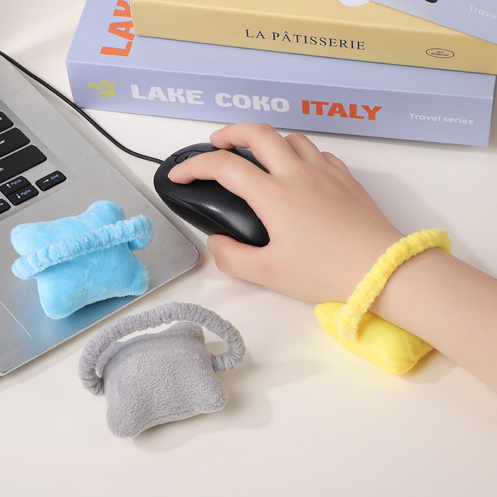 Simple Solid Color Memory Foam Office Wrist Pillow Ergonomic Decompression Wrist Pad Sedentary Support Wholesale