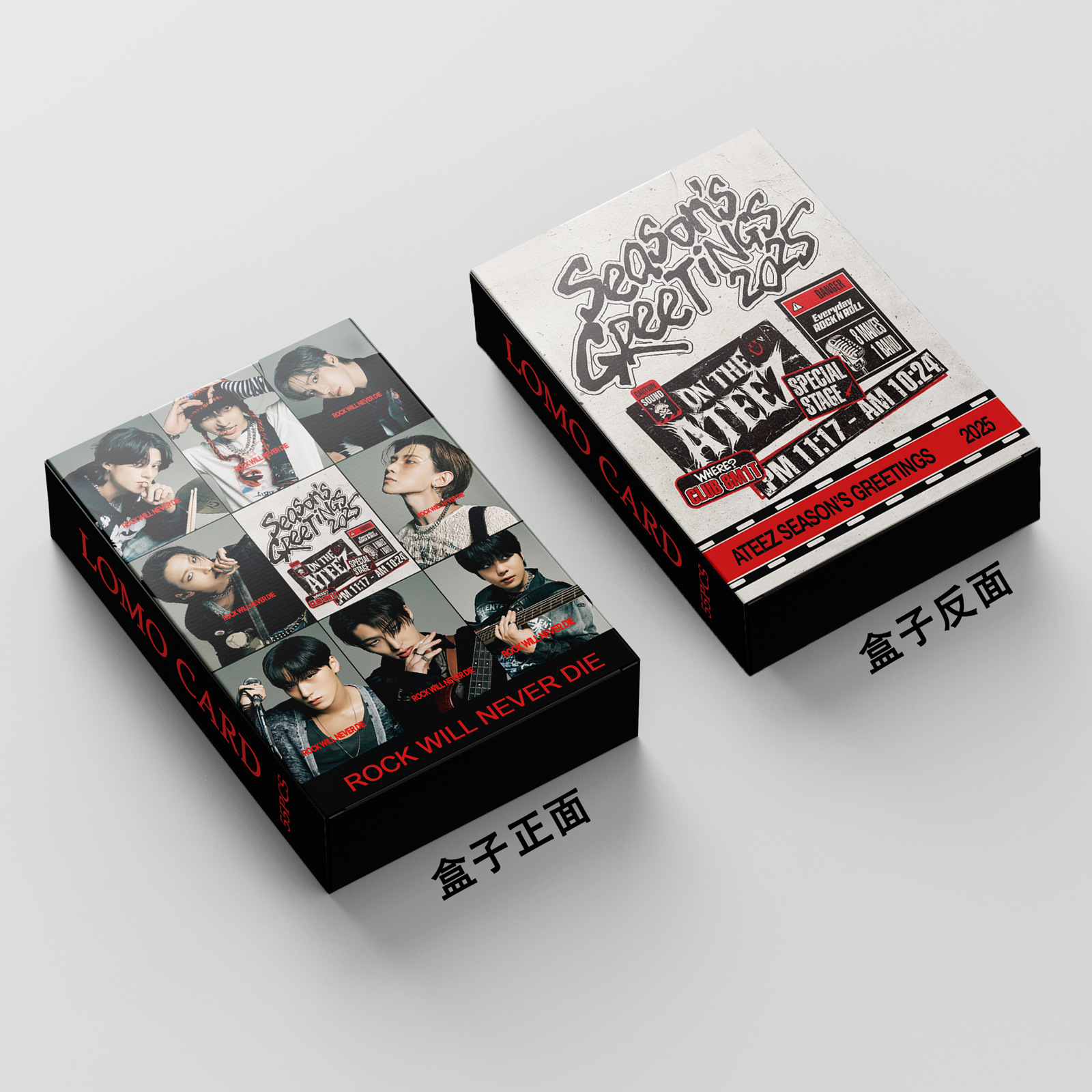 in stock 55 ATEEZ 2025 SEASON'S GREETINGS Card Jin Hong in Park Xinghua