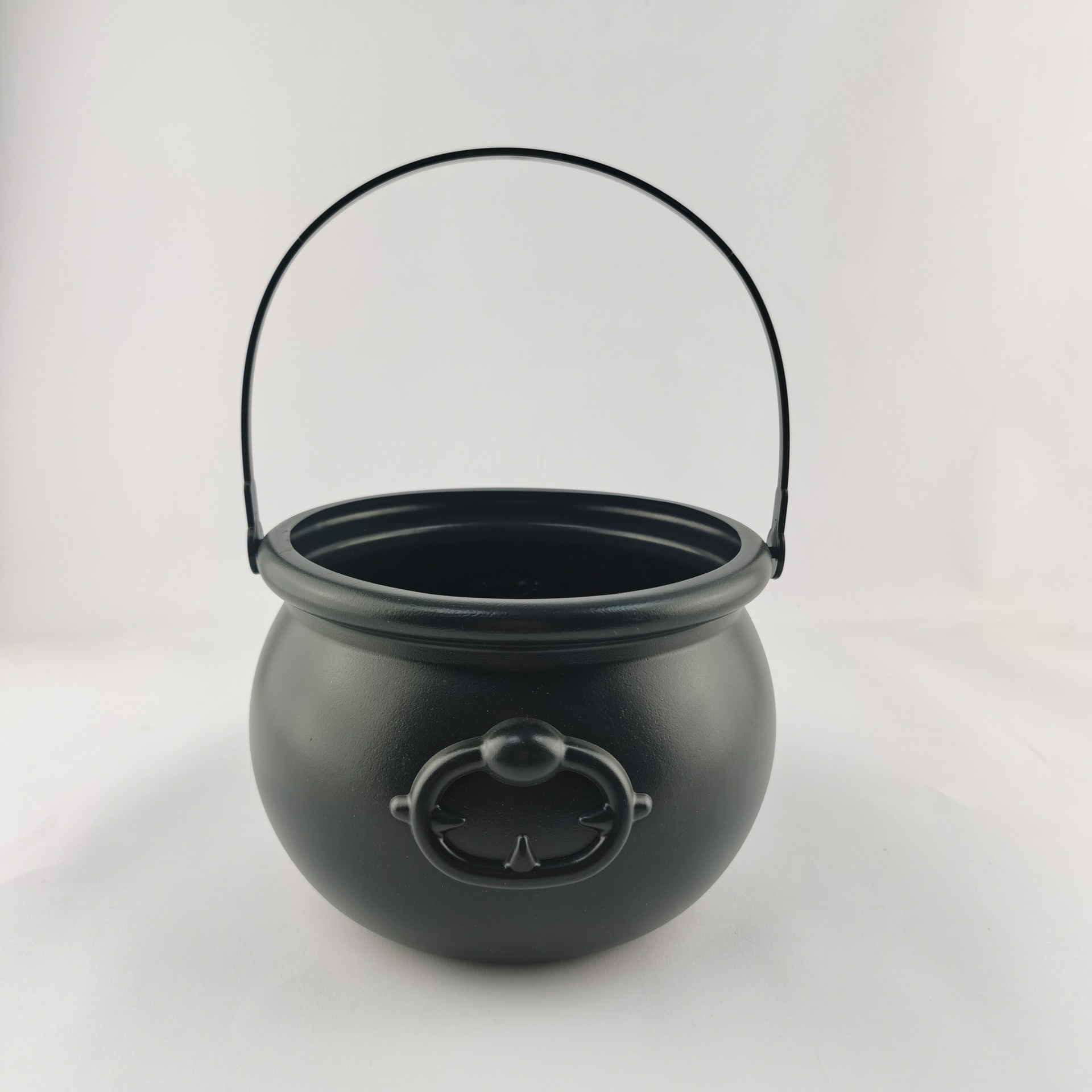 Halloween Witch Bucket 19.5cm Black Witch Candy Bucket with Various Packaging St. Patrick's Cross-Border Ready Stock