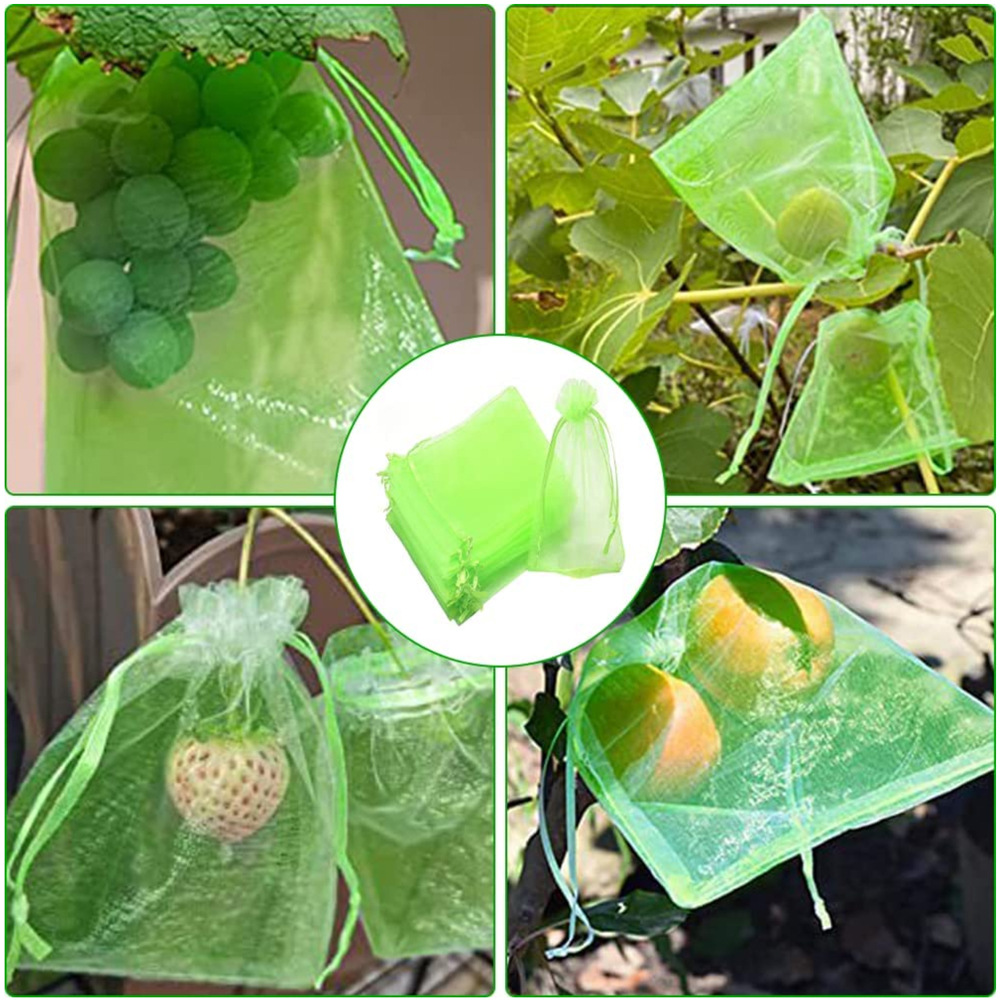 Fruit Insect Net, Fruit Drawstring Bagging, Seed Nylon Mesh Bag, Grape Anti-fruit Fly Anti-bird Mesh Bag