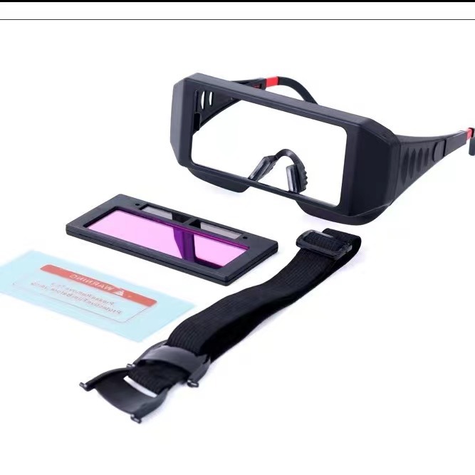 Automatic dimming welding glasses welder goggles welding argon arc welding anti-glare anti-impact welding protective glasses