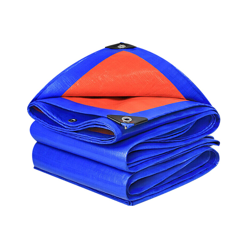 Tarpaulin Rainproof and Sunproof Blue Orange Tarpaulin Sunproof and Dustproof Truck Cargo Tarpaulin Canopy Thickeneded Waterproof Cloth