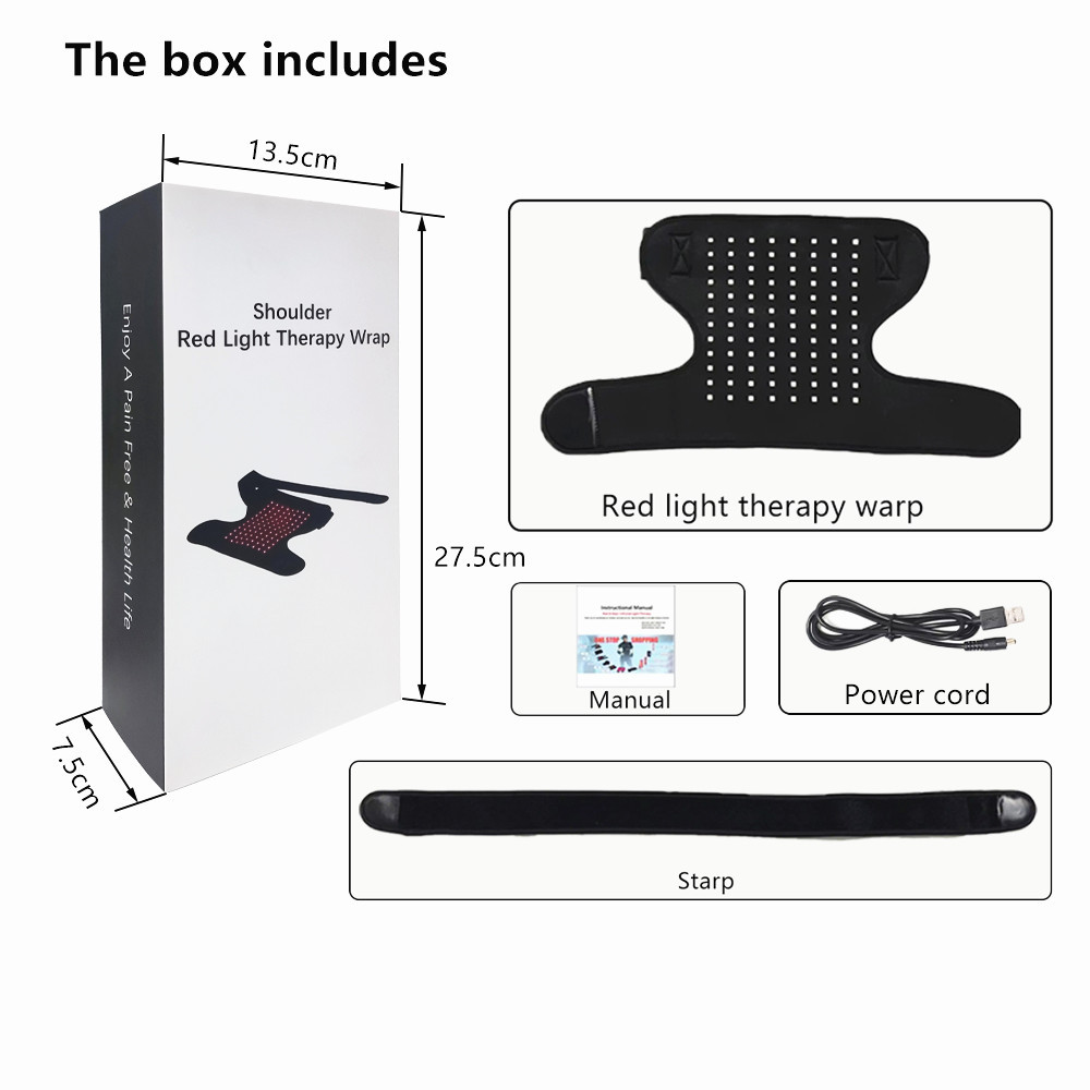 2025 Cross-Border Electric Led Heated Shoulder Pads, Hot Compress Physiotherapy Shoulder Pads, Joint Warmers, Single Shoulder Heating Protective Gear