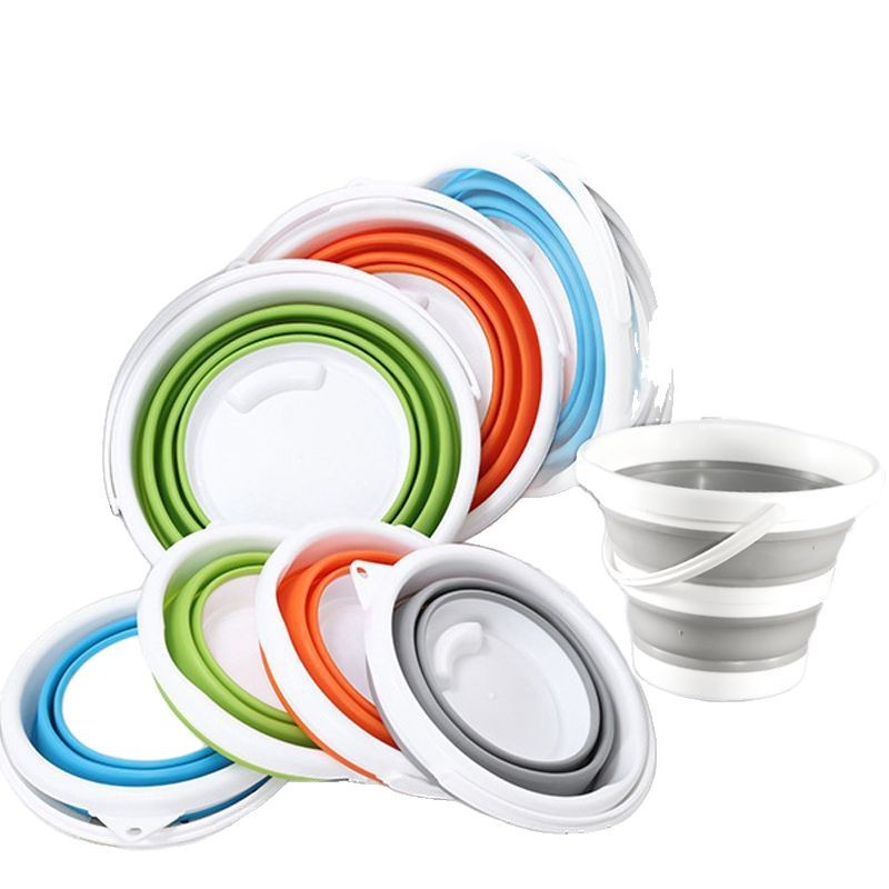 Factory Wholesale Portable Folding Bucket Plastic Car Bucket Children Outdoor Travel Home Multifunctional Bucket