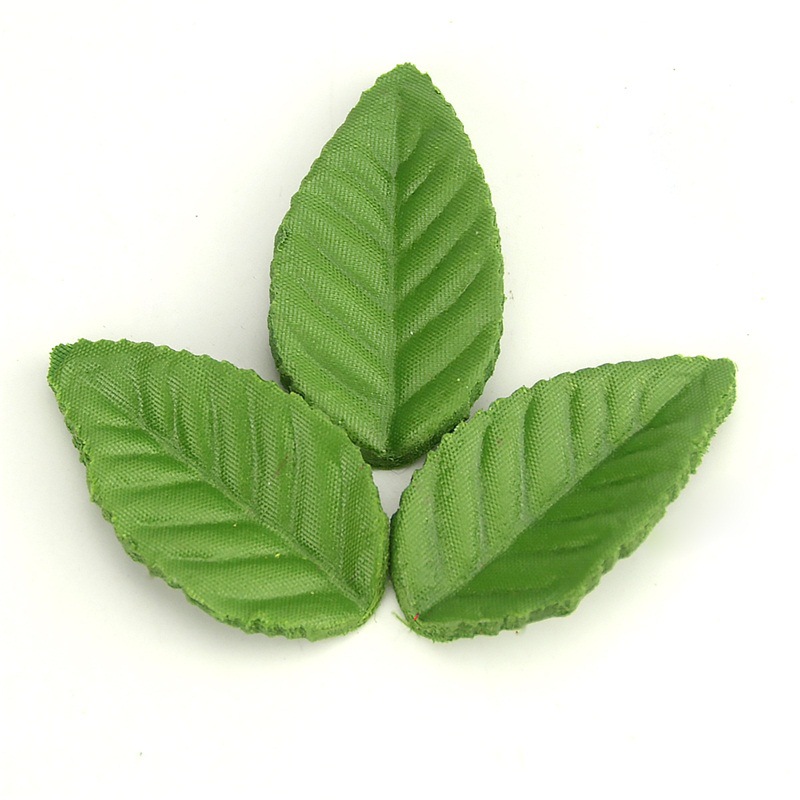 Artificial plant green leaves Golden Silver Christmas tree leaves diy handmade wreath fake leaves cross-border