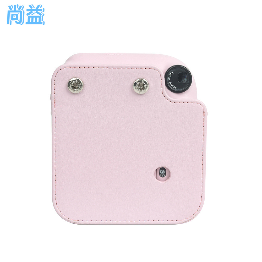 Suitable for Fuji Polaroid Mini 12 Pure Color Camera Bag Digital Camera Fitted Storage Protective Cover Crossbody Bag