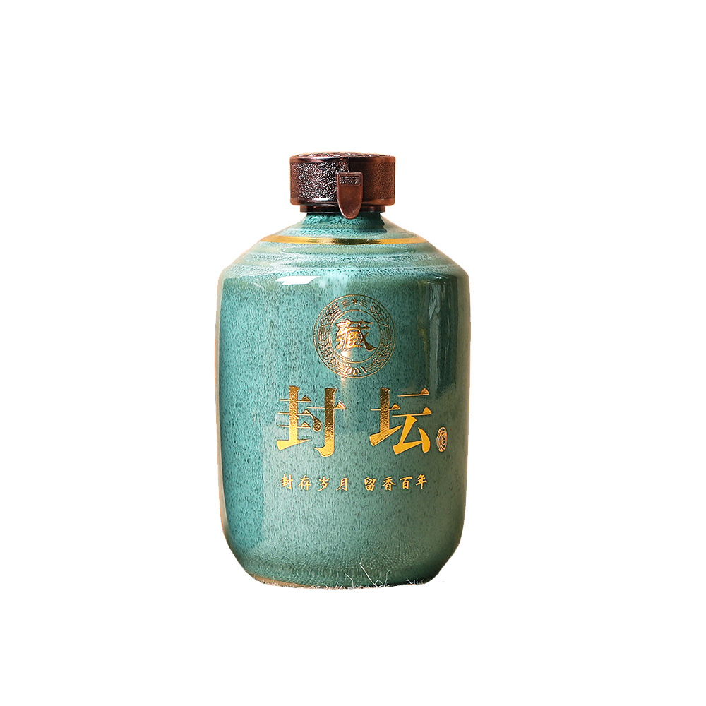 1kg ceramic wine bottle blank wine bottle sealed jar wine jar wholesale antique sealed liquor soak earth ceramic