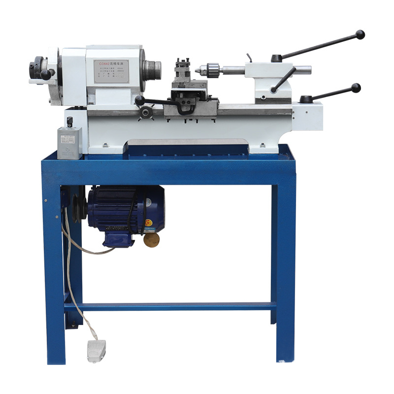 Mengying table lathe high precision instrument car small lathe multi-function hand-pull lathe industrial grade 0632 punching