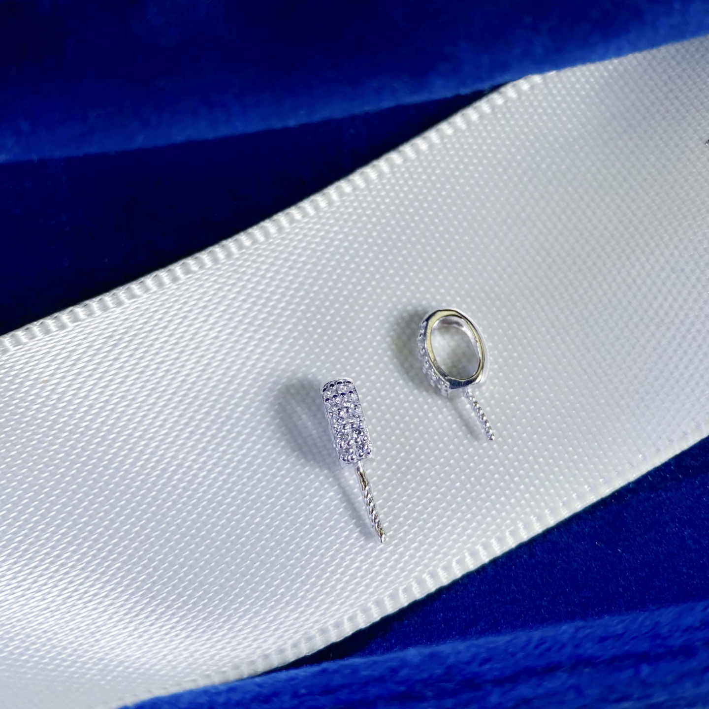 Pt900 accessories zircon inlay Joker daily reference with beads 9-10mm accessories without chain without beads