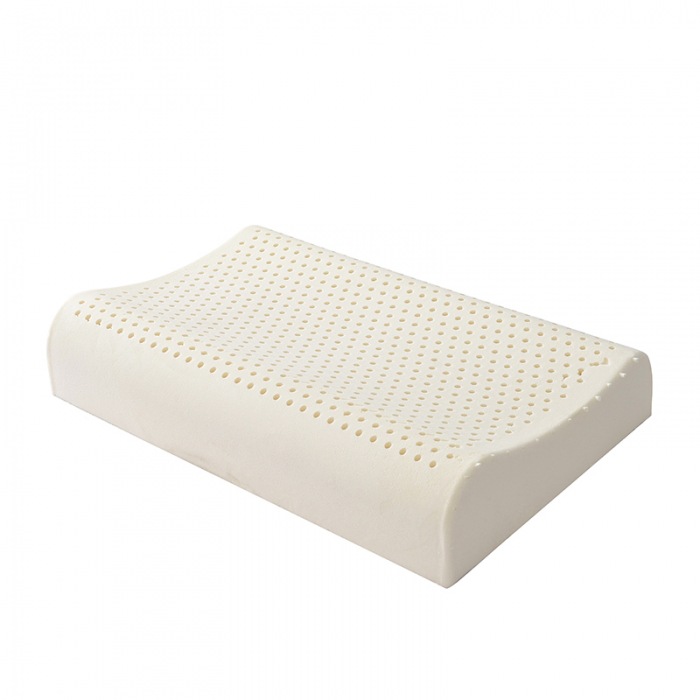 Factory wholesale latex pillow adult cervical pillow particle massage wave high and low pillow gift gift pillow live broadcast