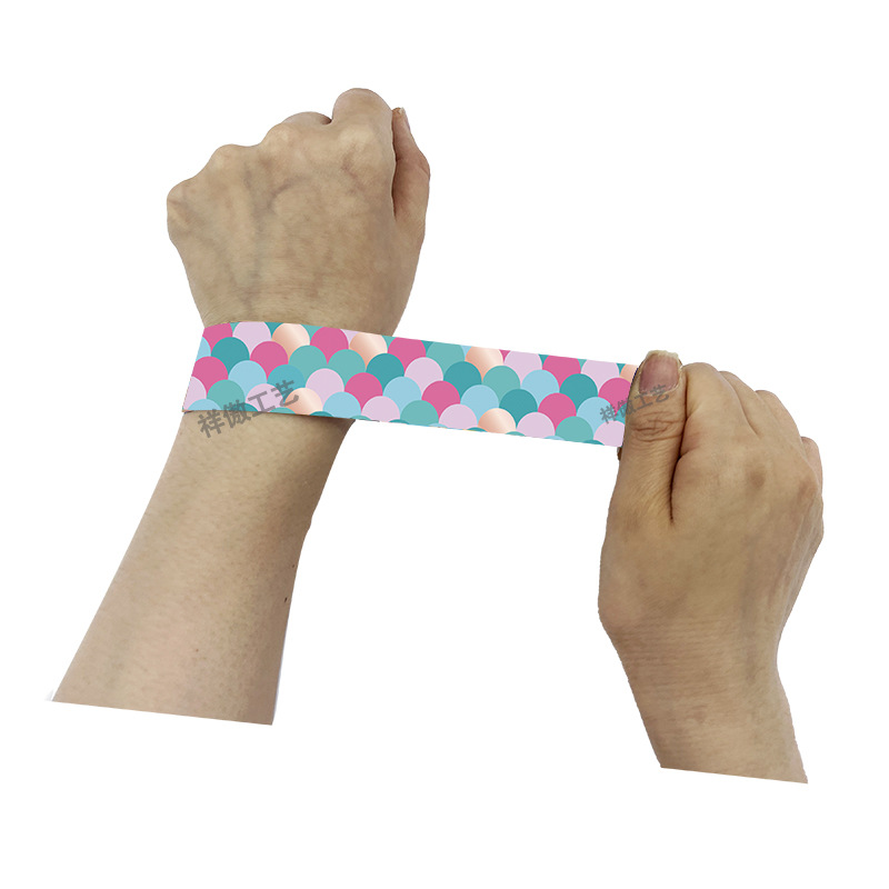 Cross-border New Mermaid Pirate Farm Engineering Car Snap Ring Bracelet Children's Party Birthday Pat Ring