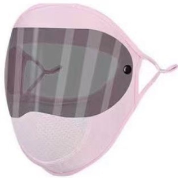 Sunscreen Cover Face Mask Women's Anti-UV Driving Bike Thin Summer Summer Breathable Ice Silk Face Mask