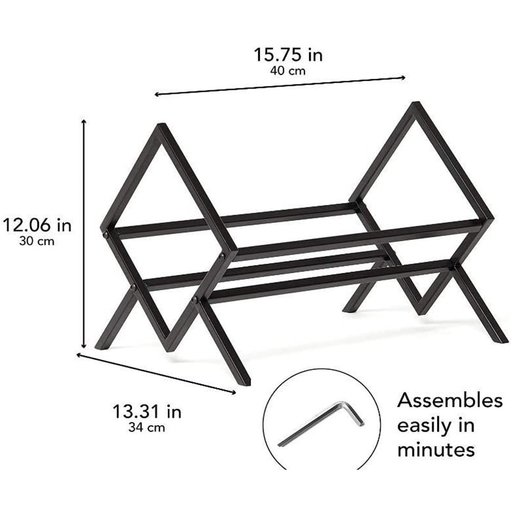 Desktop Creative Vinyl Record Storage Rack CD Storage Rack European Style Removable Metal Magazine Floor Display Rack