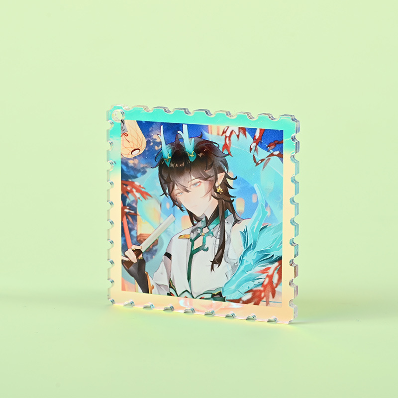 Acrylic Stand-Up Custom DIY Keychain Cartoon Rocker Custom-Made Anime Star Humanoid Pendant Ornaments