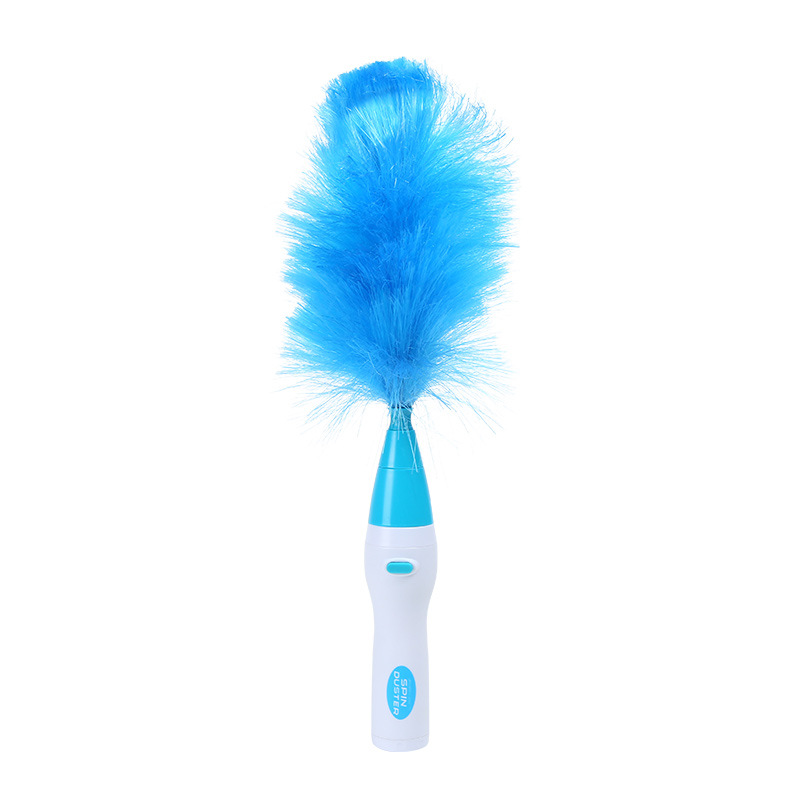 Blue Electric Dust Duster, Electrostatic Blue Suction Model with Household Dust Sweeping and Gap Cleaning Artifact, Desktop Sweeping Chicken Feathers