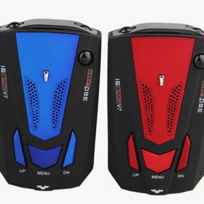 Электронный радар скорости для собак V7 английский русский измеритель скорости потока автомобиля