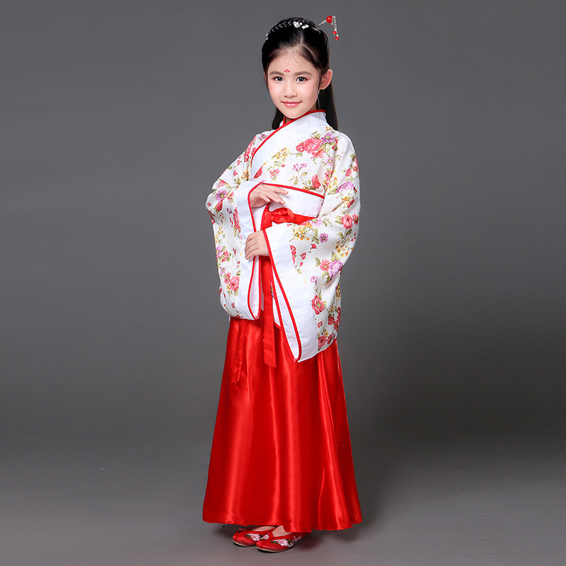 Children's ancient costume fairy dress Hanfu Princess Imperial Concubine improved little girl studio performance photo dance costume