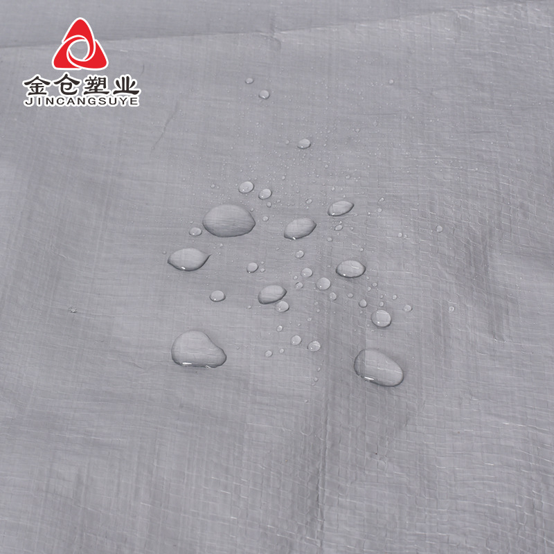 Double Silver 130g Standard Material Cover Polyethylene Pe Plastic Cloth Tarpaulin Dustproof and Waterproof Sunshade and Rainproof Tarpaulin