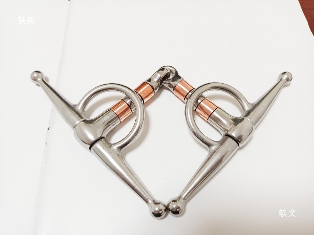 304 Stainless Steel Copper Tube Pony Dwarf H-Shaped Horse Bit 115mm Horse Bit