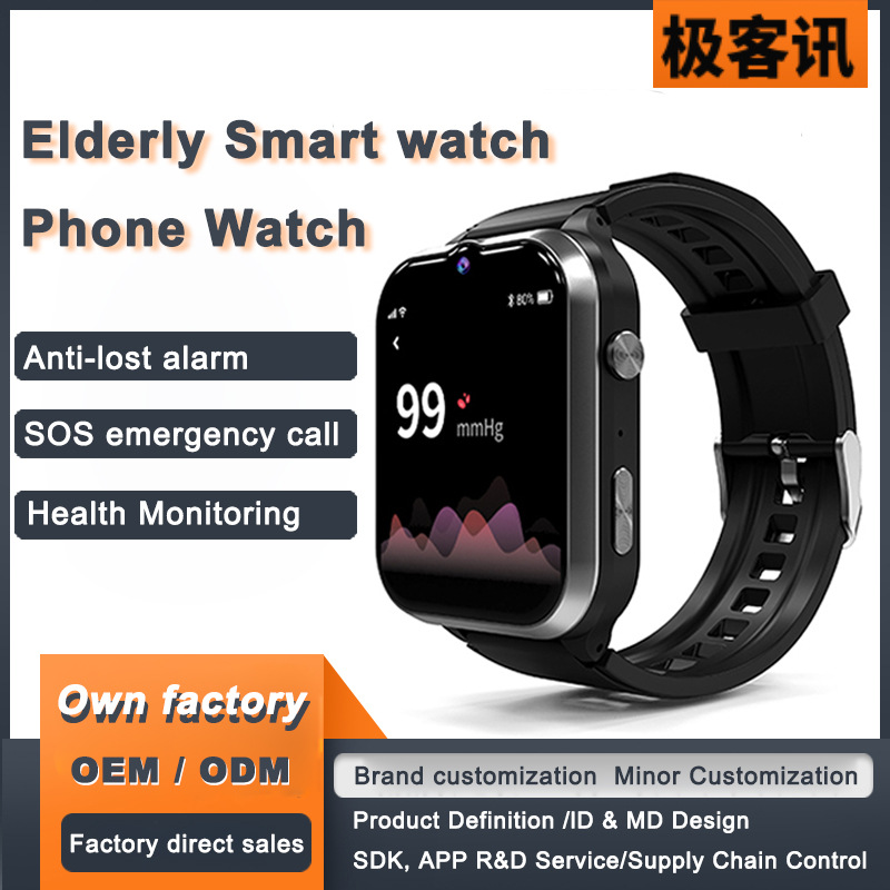 Часы с GPS для пожилых, мониторинг здоровья и предотвращение потерь