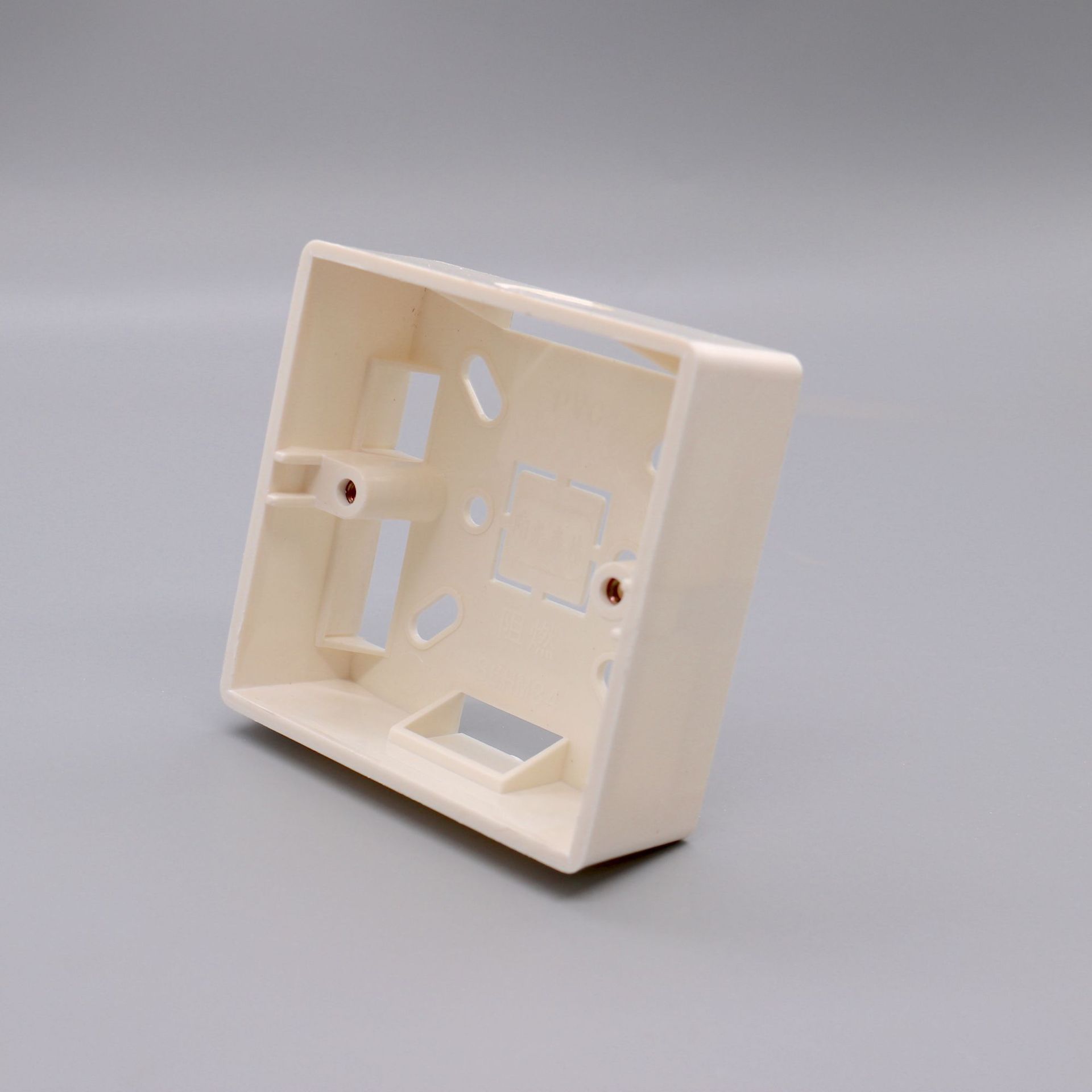 PVC Flame Retardant 86 New Material Surface-mounted Junction Box Home Decoration Wall Switch Bottom Box Exposed Bottom Box Open Wire Box