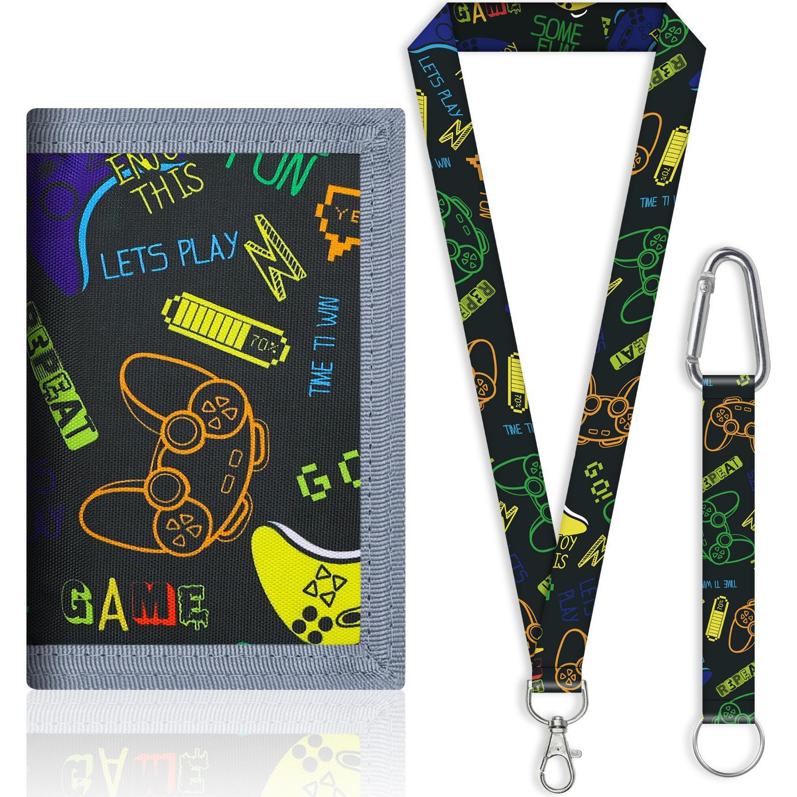 Лучший продаваемый кошелек для игровых консолей Amazon, мультяшный кошелек для подростков, кошелек для мальчиков