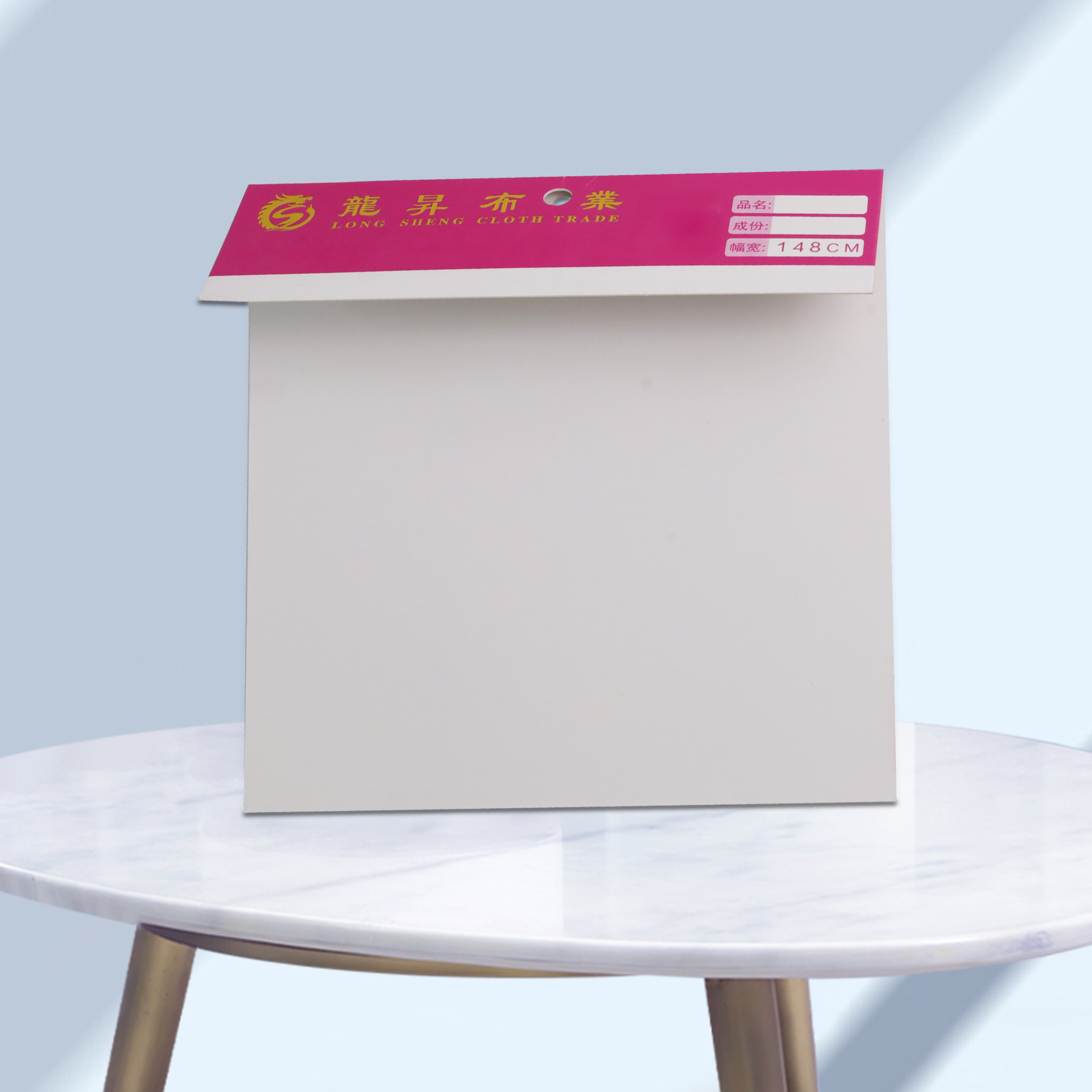 Customized Printed Perforated Color Card Book Patch Cloth Sample Cut Out Cloth Sample Card Folding Page Material Color Card Book Blank Textile Color Card