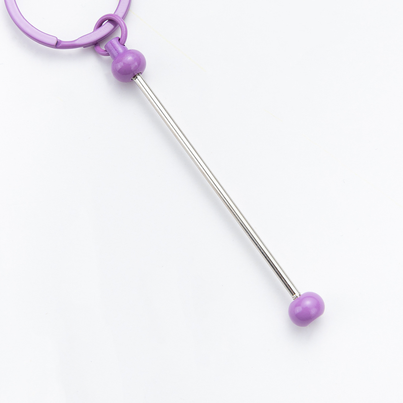 DIY Metal Keychain Creative Personality Bag Pendant Keychain in stock DIY Handmade Beaded Keychain Wholesale