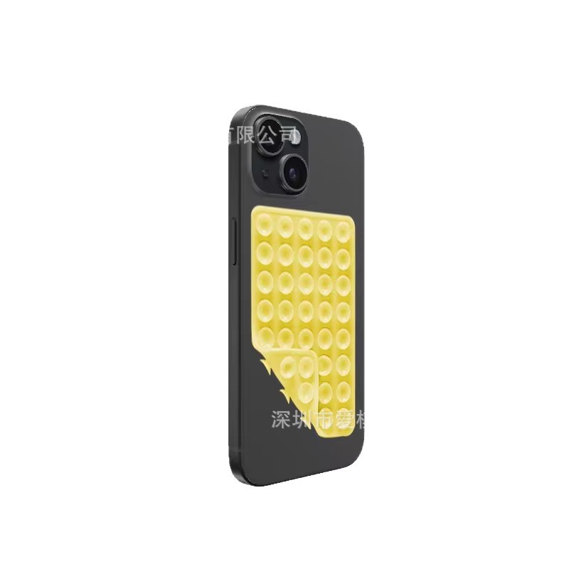 Cross-border new environmentally friendly silicone double-sided suction cup 40 cell phone stickers square suction cup self-adhesive non-slip hot explosions