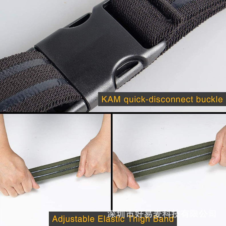 Outdoor tactical leg strap leggings non-slip webbing thigh gun holster strap military tactical hunting multifunctional leg strap cover