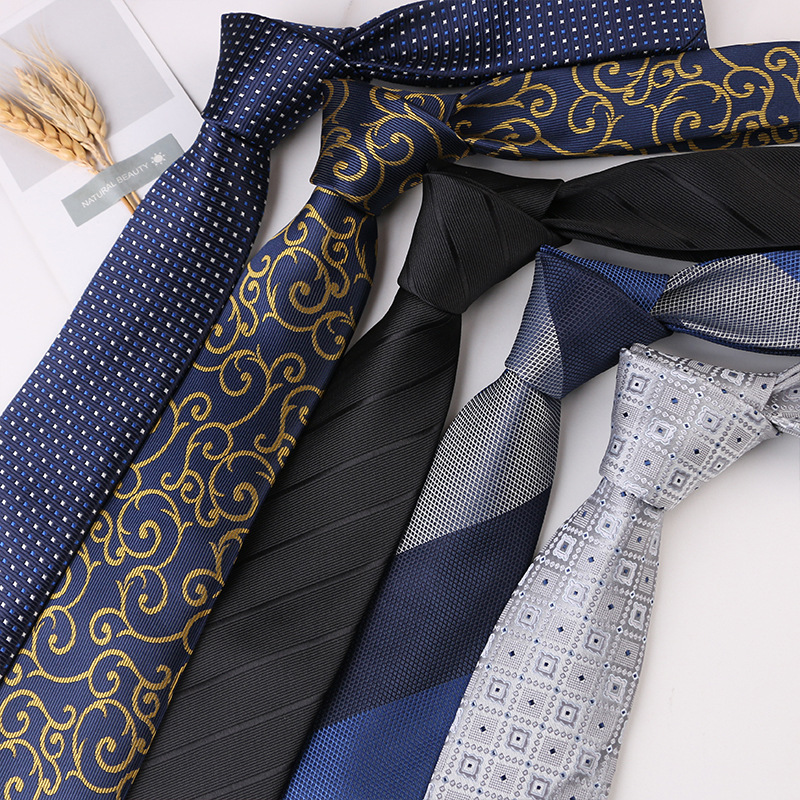 Men's Trendy Business 7cm Hand Tie Tie Casual Dress Professional Suit Accessories Factory Direct Wholesale