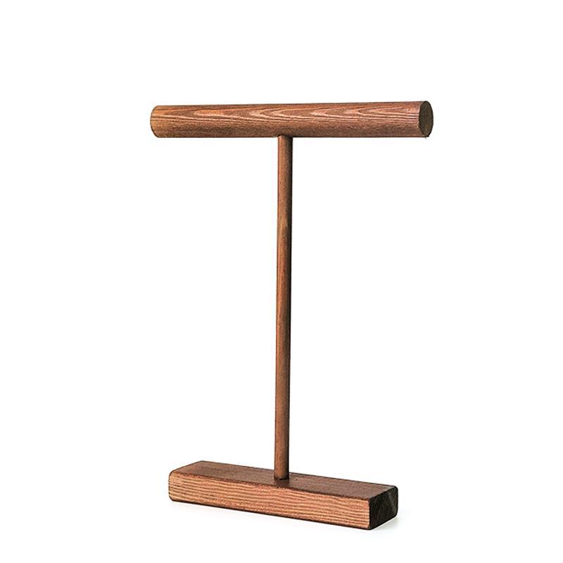 Простой стенд для браслетов из массива дерева, подставка для украшений, стойка для хранения браслетов